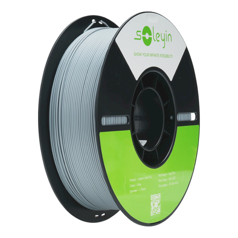 Філамент (пластик) для 3D принтера CREALITY ULTRA PLA 1кг, 1.75мм, сірий (3301010606)